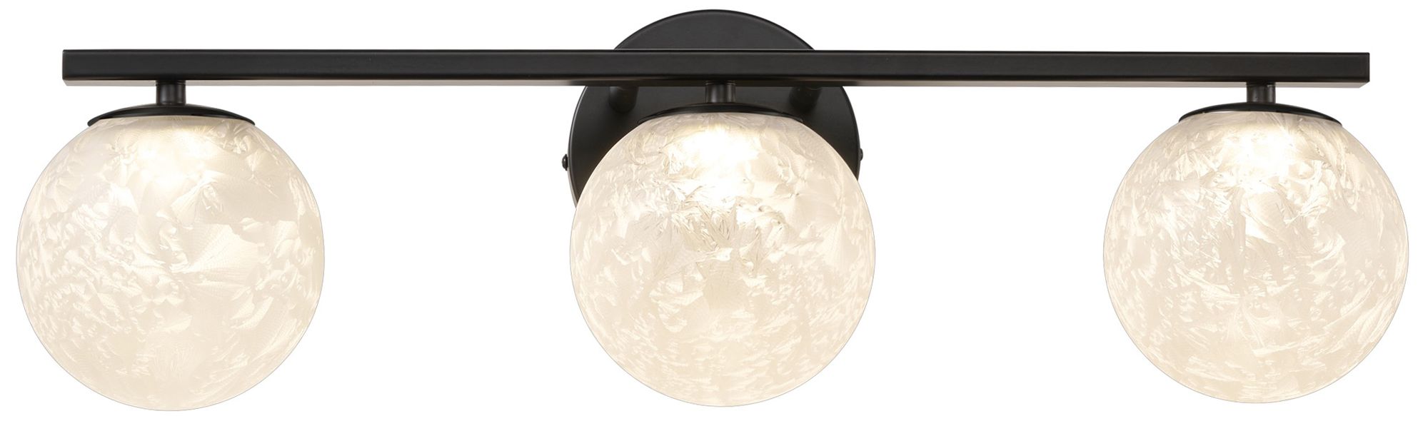 Image 3 Forma 7" High 3-Light Black Wall Sconce more views