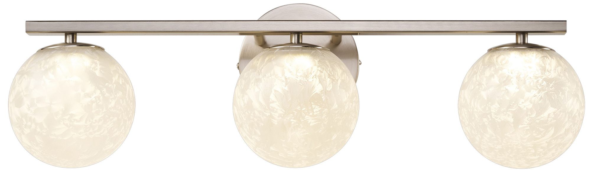 Forma 7" High 3-Light Brushed Nickel Wall Sconce