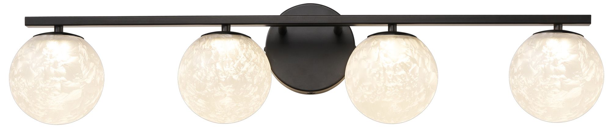 Forma 7" High 4-Light Black Wall Sconce