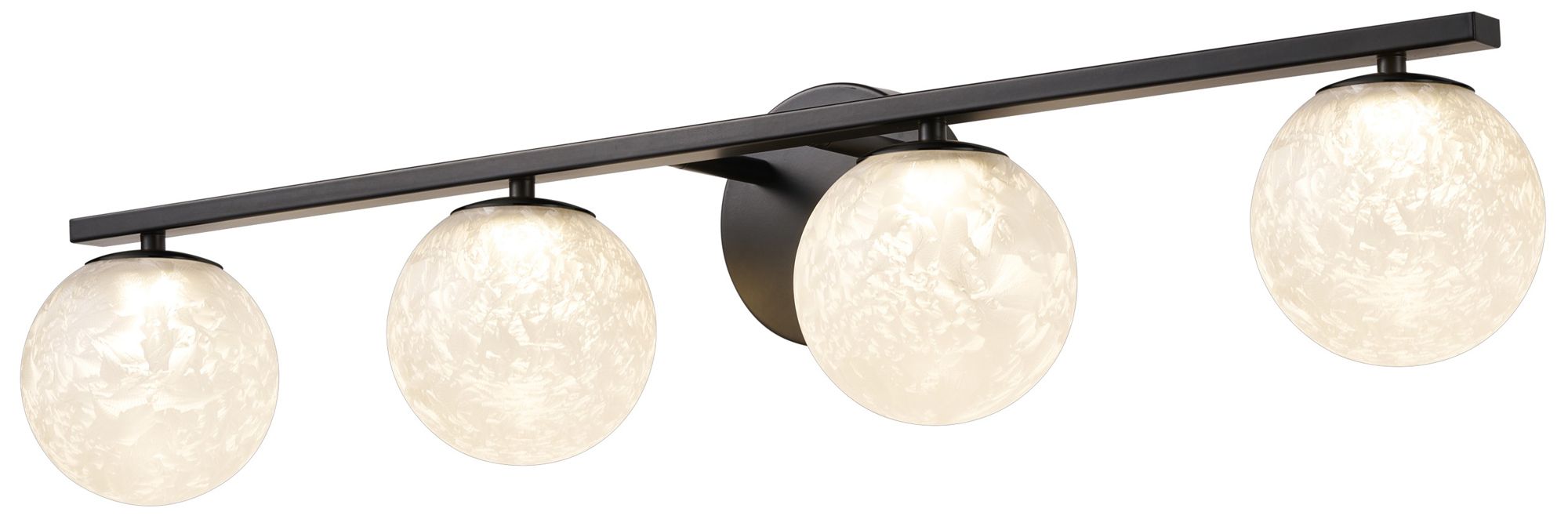 Image 2 Forma 7" High 4-Light Black Wall Sconce more views