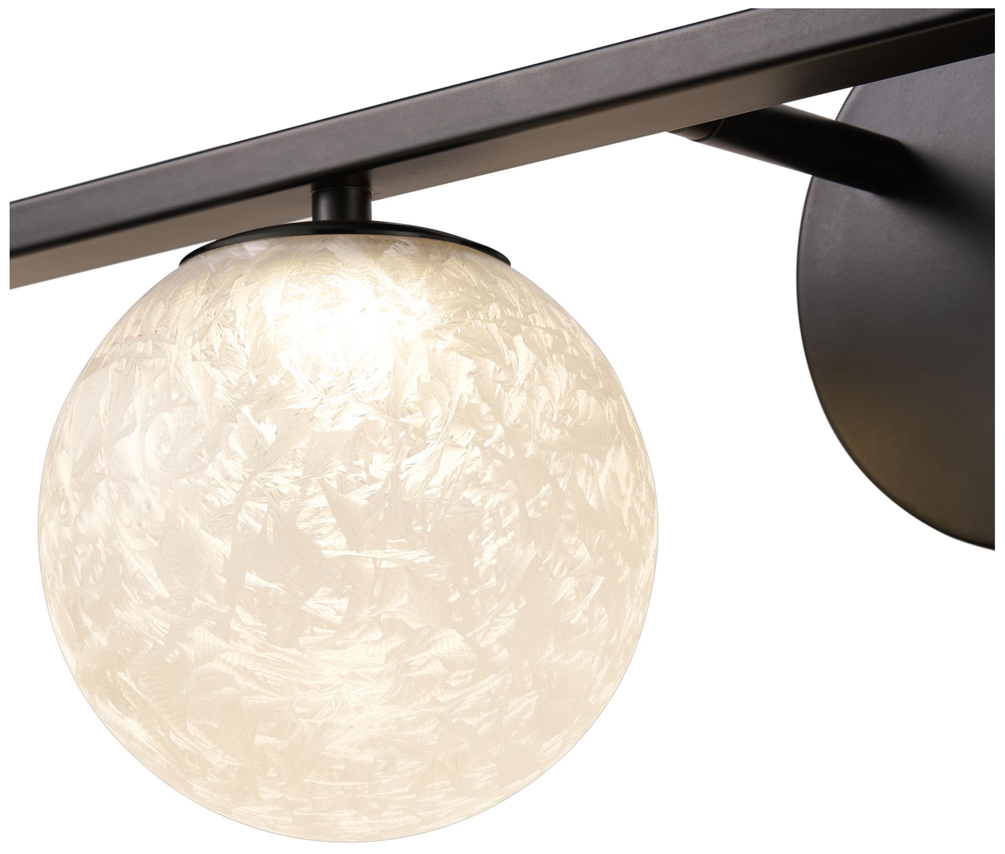 Image 3 Forma 7" High 4-Light Black Wall Sconce more views