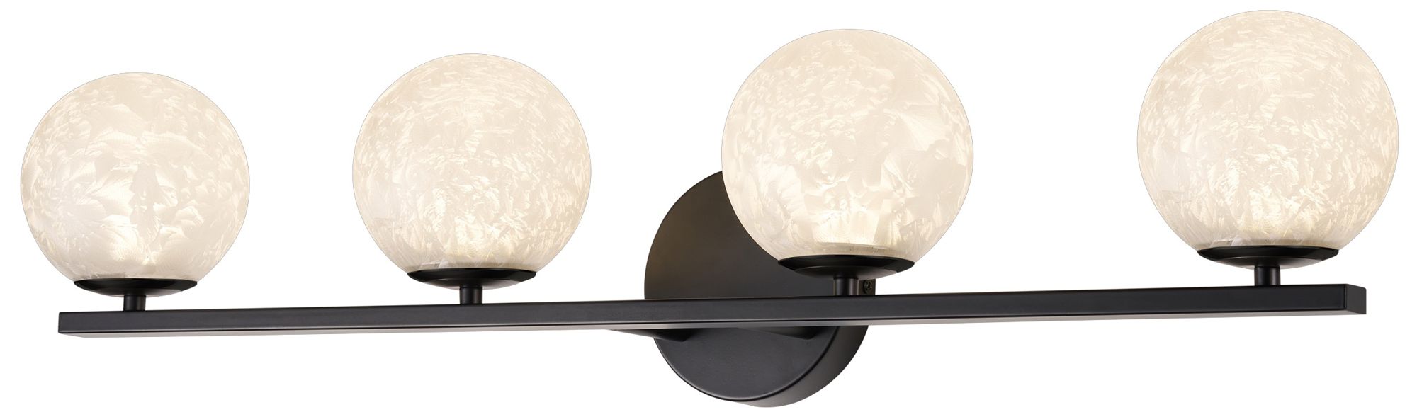 Image 4 Forma 7" High 4-Light Black Wall Sconce more views