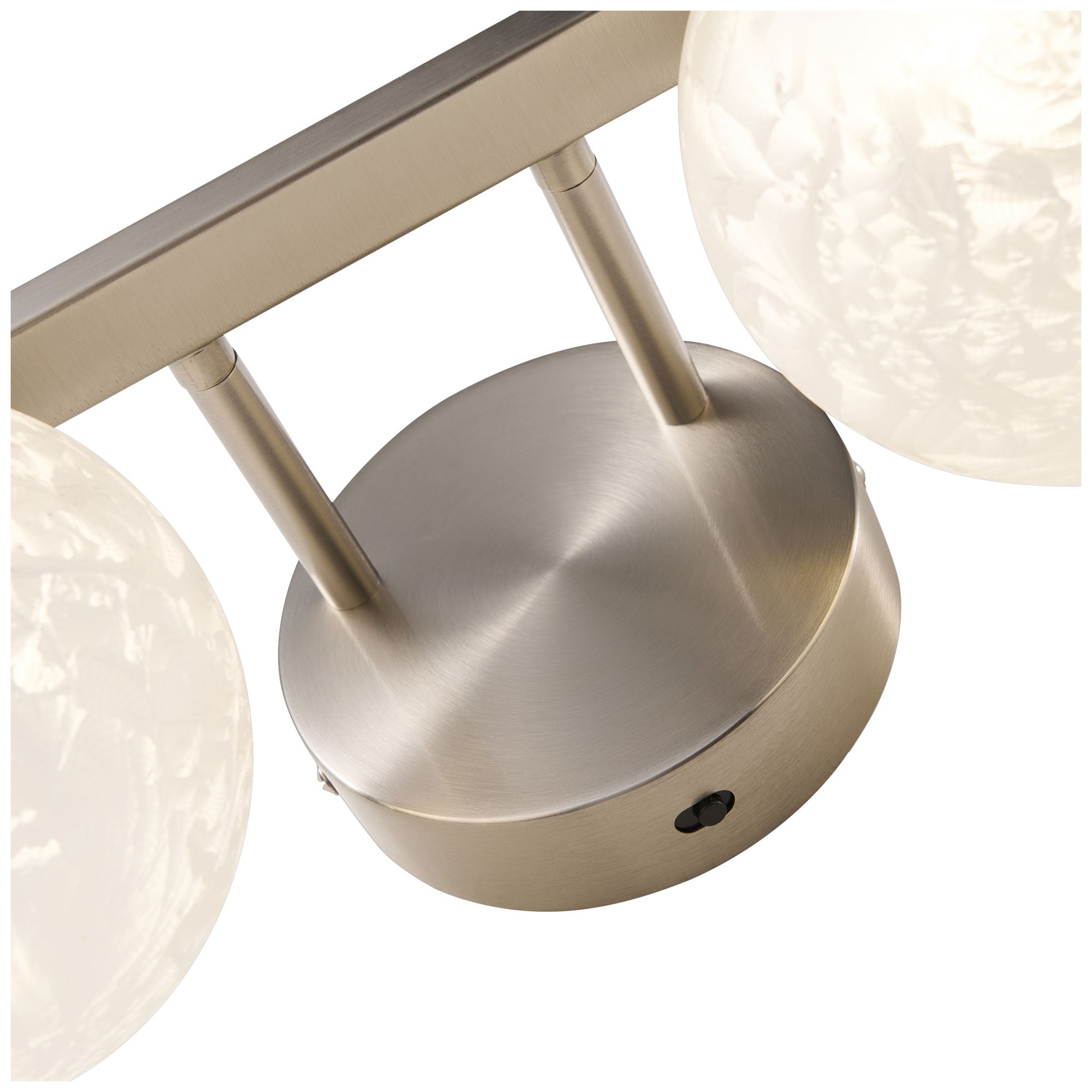 Image 4 Forma 7" High 4-Light Brushed Nickel Wall Sconce more views