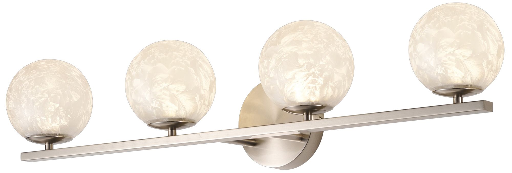 Image 5 Forma 7" High 4-Light Brushed Nickel Wall Sconce more views