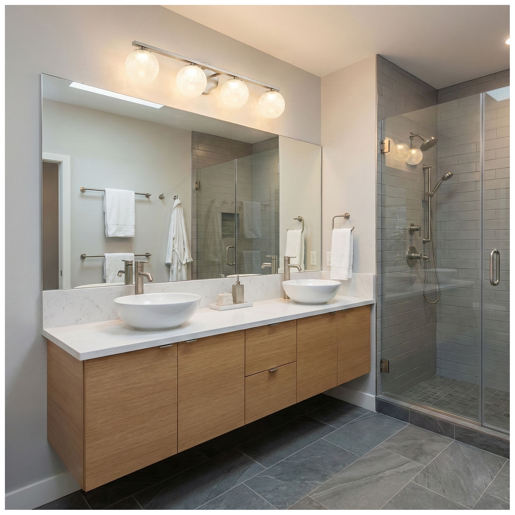 Image 6 Forma 7" High 4-Light Brushed Nickel Wall Sconce more views