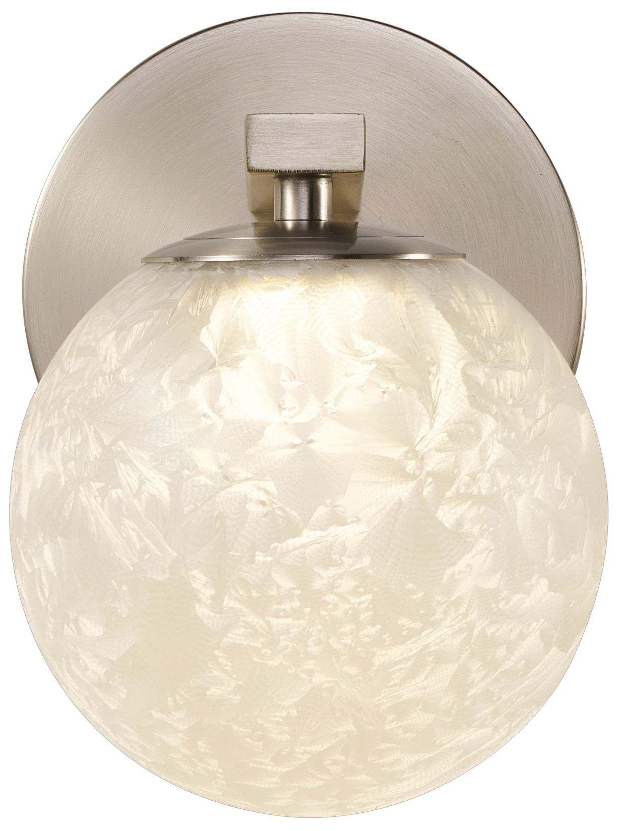 Image 2 Forma 7" High Brushed Nickel Wall Sconce more views