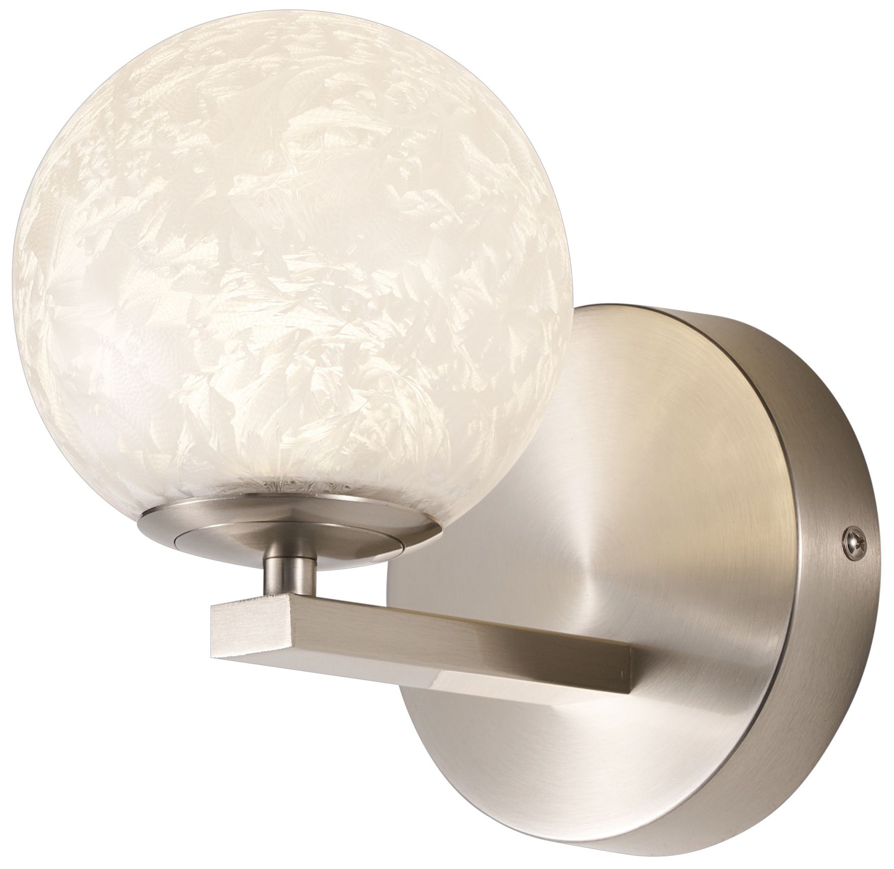 Image 3 Forma 7" High Brushed Nickel Wall Sconce more views