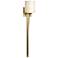 Formae Contemporary 1 Light Sconce - Modern Brass - Opal Glass