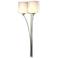 Formae Contemporary 29.6"H 2 Light  Sconce w/ Opal Glass Shade