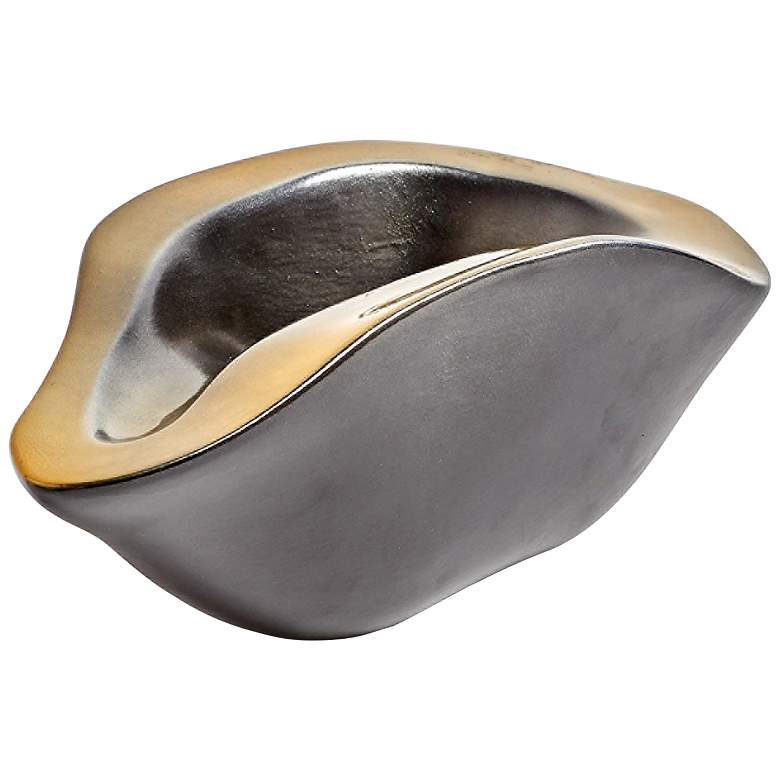 Image 1 Formation Black and Gold Ceramic Decorative Bowl