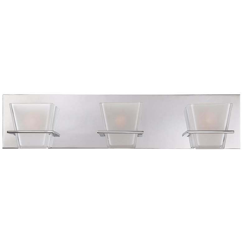Image 1 Forme Angles 3-Light 22" Wide Bathroom Light Fixture