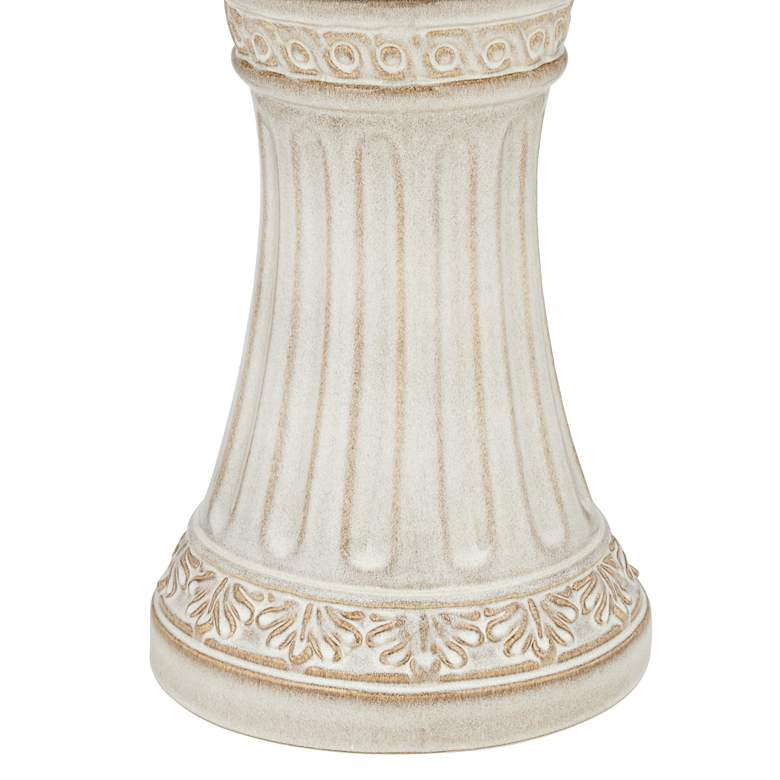 Image 4 Formentera 45 1/4" High Off-White 3-Tier LED Outdoor Floor Fountain more views