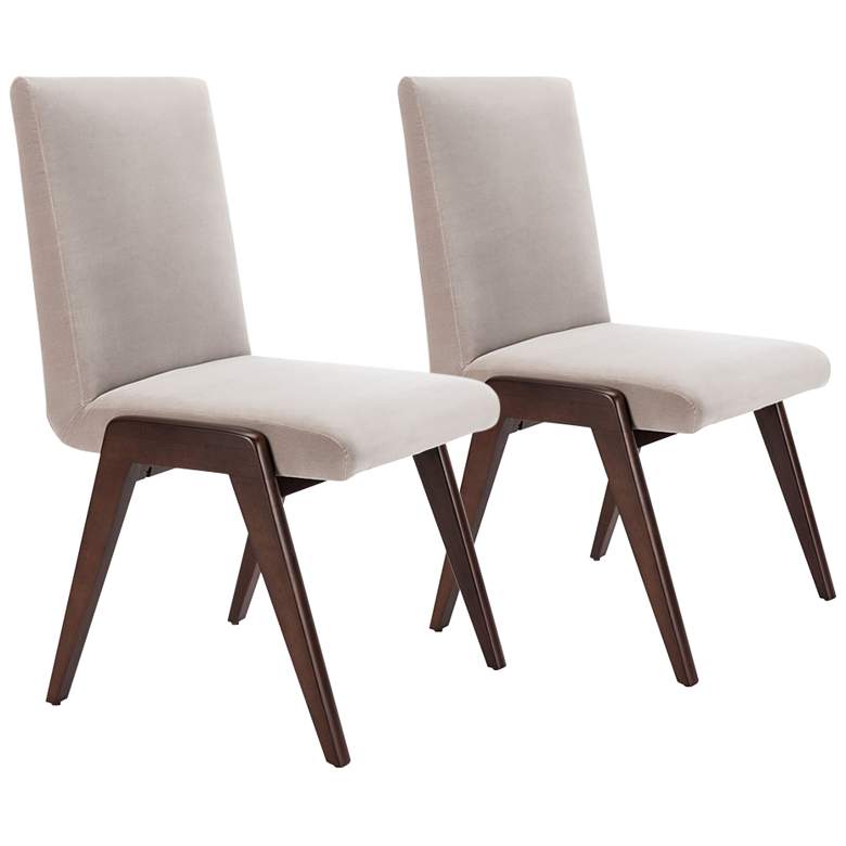 Image 2 Forrest Light Gray Dining Chair Set of 2