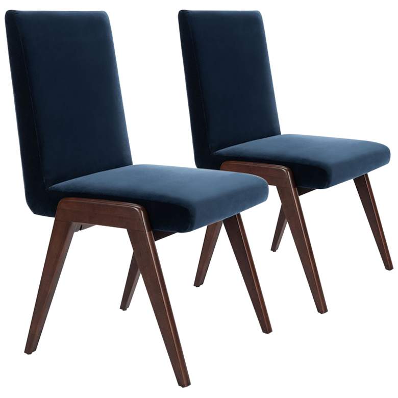 Image 2 Forrest Navy Dining Chair Set of 2