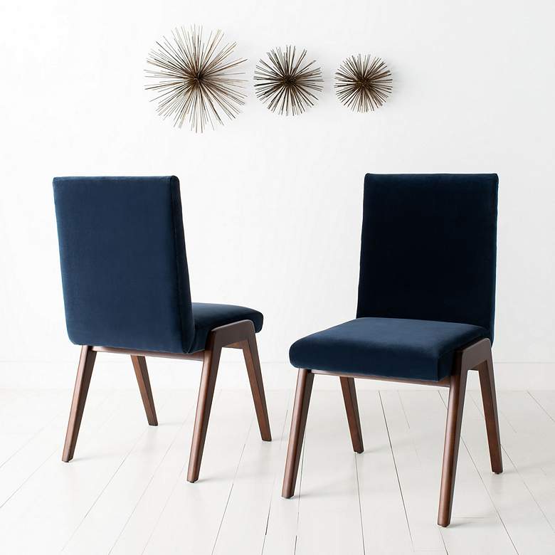 Image 1 Forrest Navy Dining Chair Set of 2