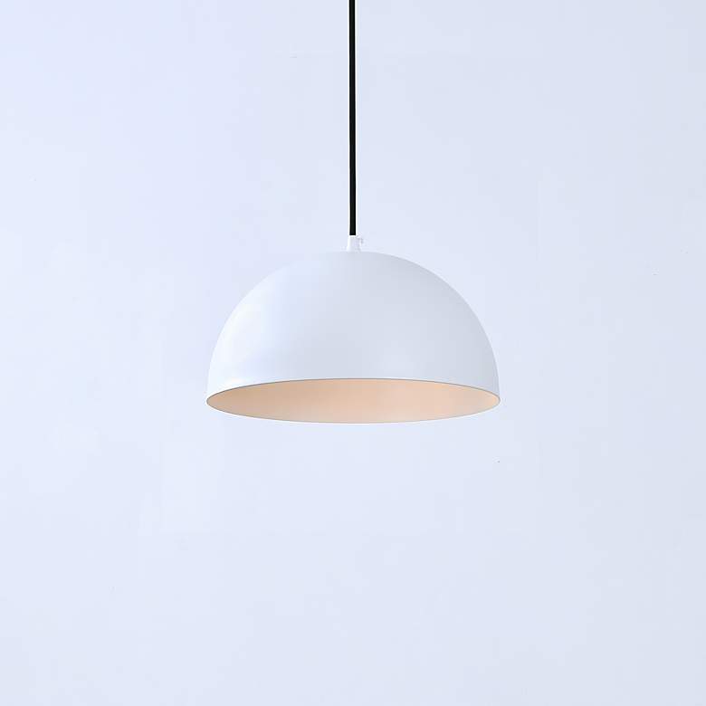 Image 1 Forte 1 Lt White Pendant