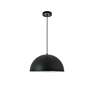5_Forte 15 3/4" Wide Black Dome Pendant Light more views