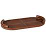 1_Forte Leather Tray Oval (Cognac)
