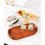 2_Forte Leather Tray Oval (Cognac) more views