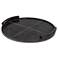 Forte Leather Tray Round (Black)