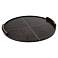 Forte Leather Tray Round Large (Black)