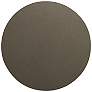Fortis 12" High Cast Bronze LED Round Outdoor Wall Light