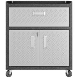 Fortress 30 1/4&quot; Wide Metal 1-Drawer Garage Mobile Cabinet