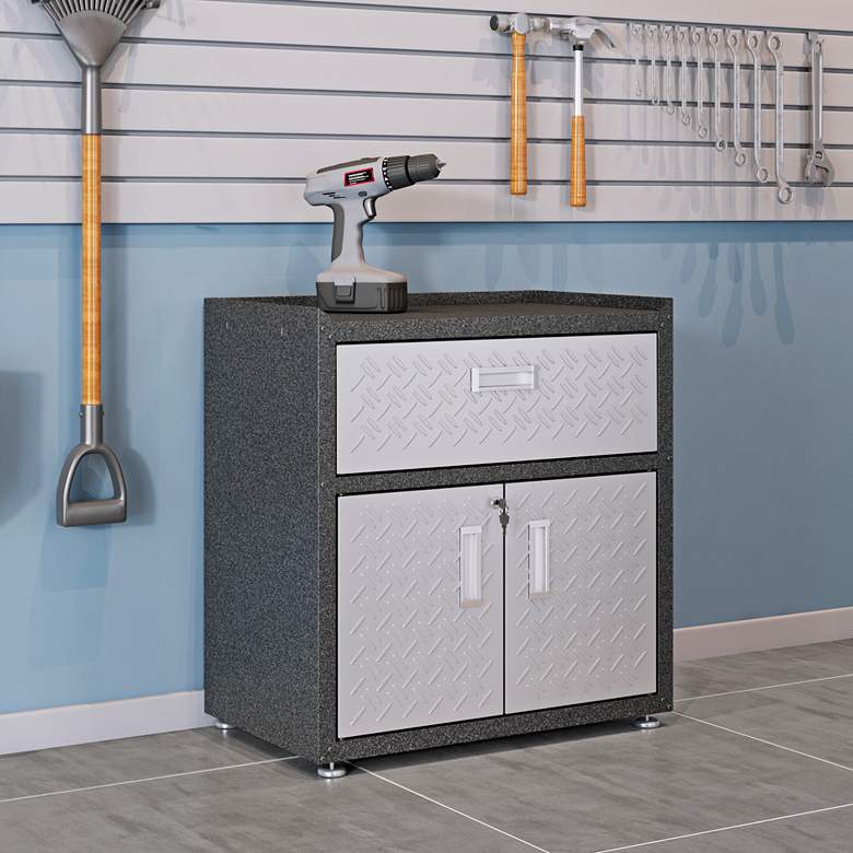 Image 1 Fortress 30 1/4" Wide Metal 1-Drawer Garage Mobile Cabinet