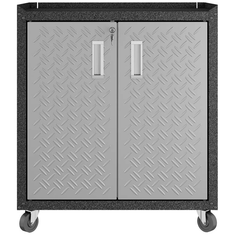 Image 2 Fortress 30 1/4 inch Wide Metal 2-Door Garage Mobile Cabinet