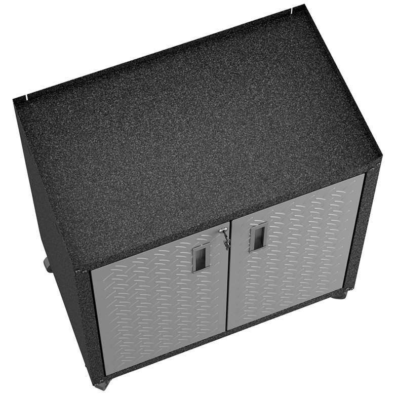 Image 5 Fortress 30 1/4" Wide Metal 2-Door Garage Mobile Cabinet more views