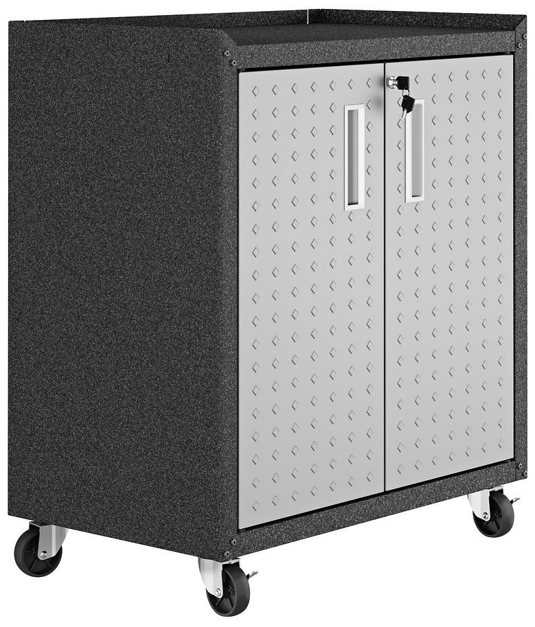 Fortress 30 1/4" Wide Metal 2-Door Garage Mobile Cabinet