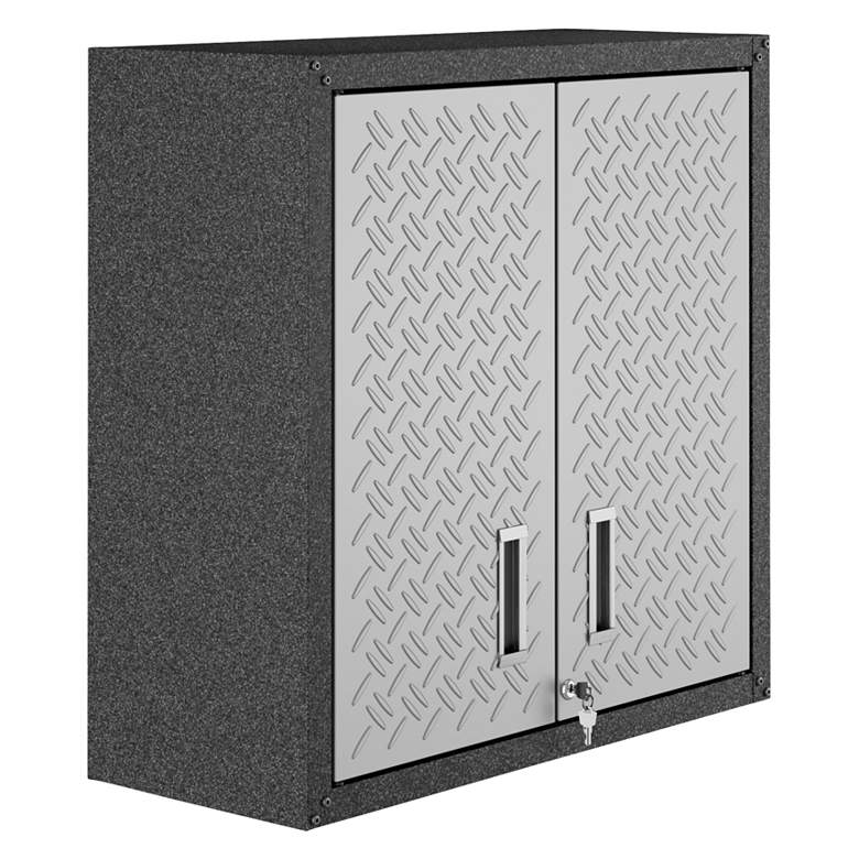 Image 4 Fortress 30" Wide Metal 2-Door Floating Garage Cabinet more views