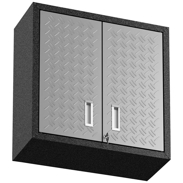 Image 6 Fortress 30" Wide Metal 2-Door Floating Garage Cabinet more views