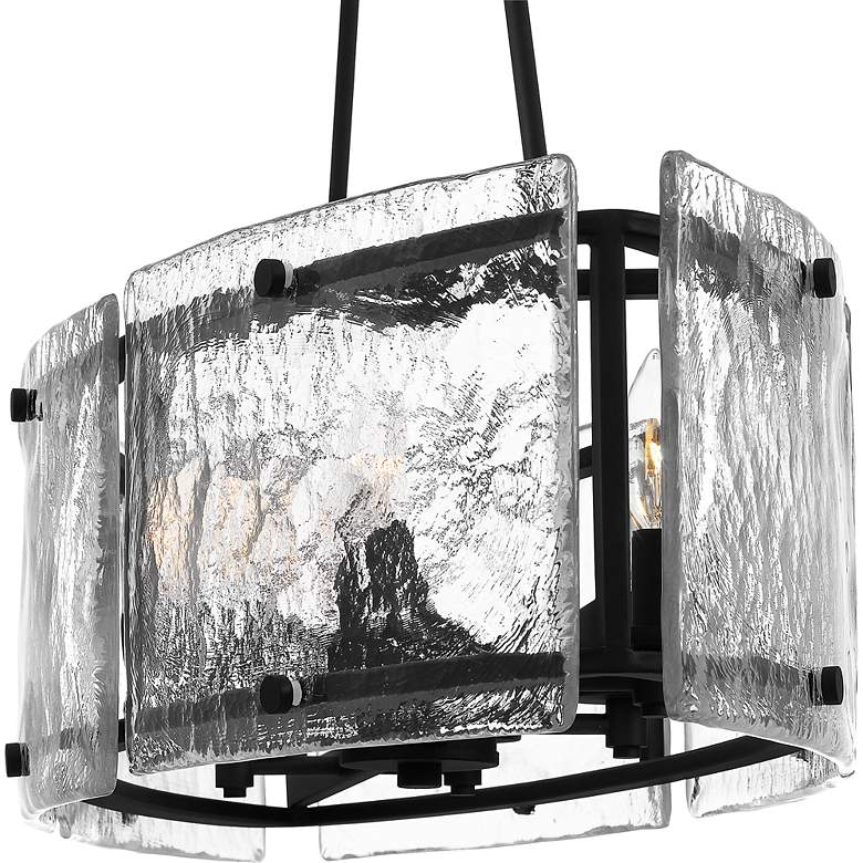 Image 6 Fortress 39" Wide Earth Black 6-Light Linear Pendant more views