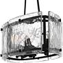 6_Fortress 39" Wide Earth Black 6-Light Linear Pendant more views
