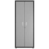 Fortress 74 3/4&quot; High Gray Textured Metal Garage Cabinet