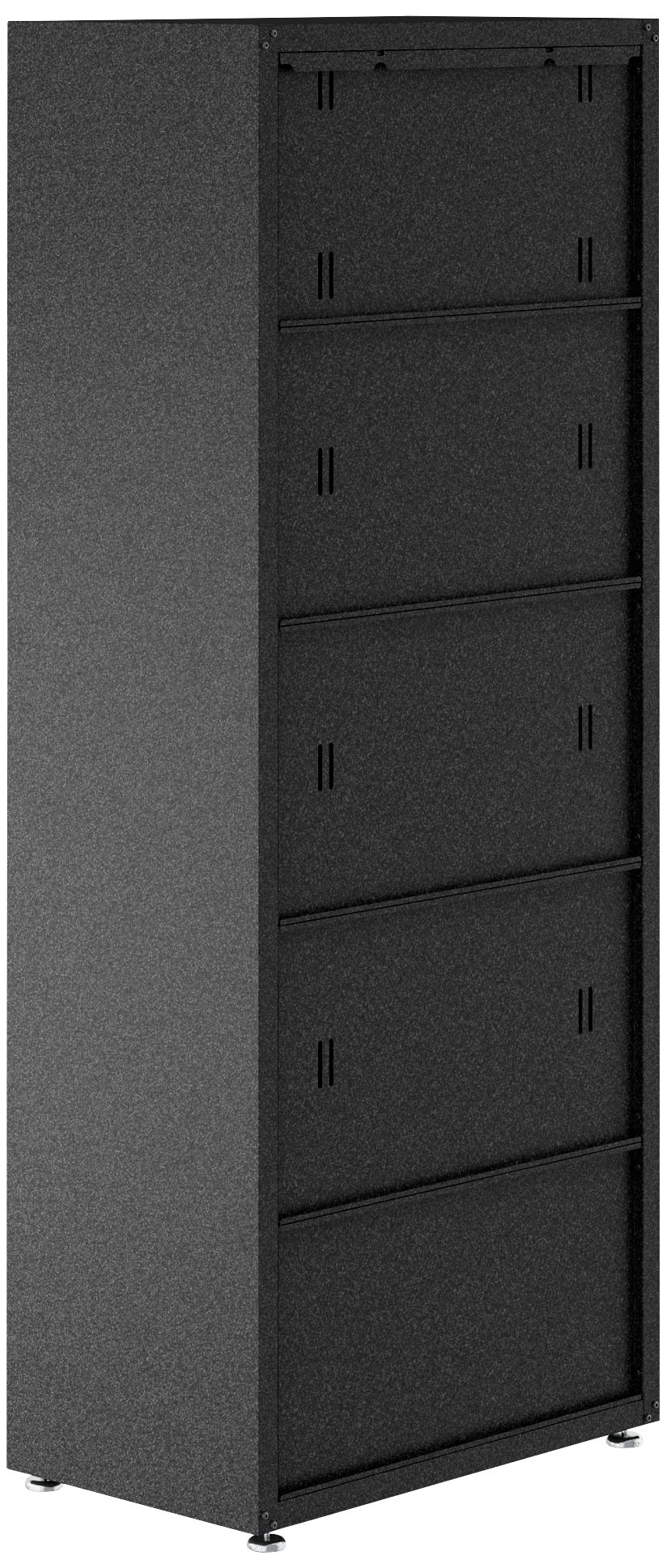 Fortress 74 3/4" High Gray Textured Metal Garage Cabinet
