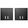 Fortress Floating Garage Cabinet in Charcoal Grey (Set of 2)