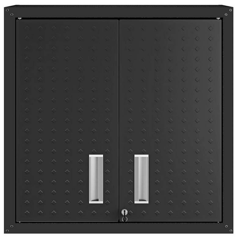 Image 1 Fortress Floating Garage Cabinet in Charcoal Grey