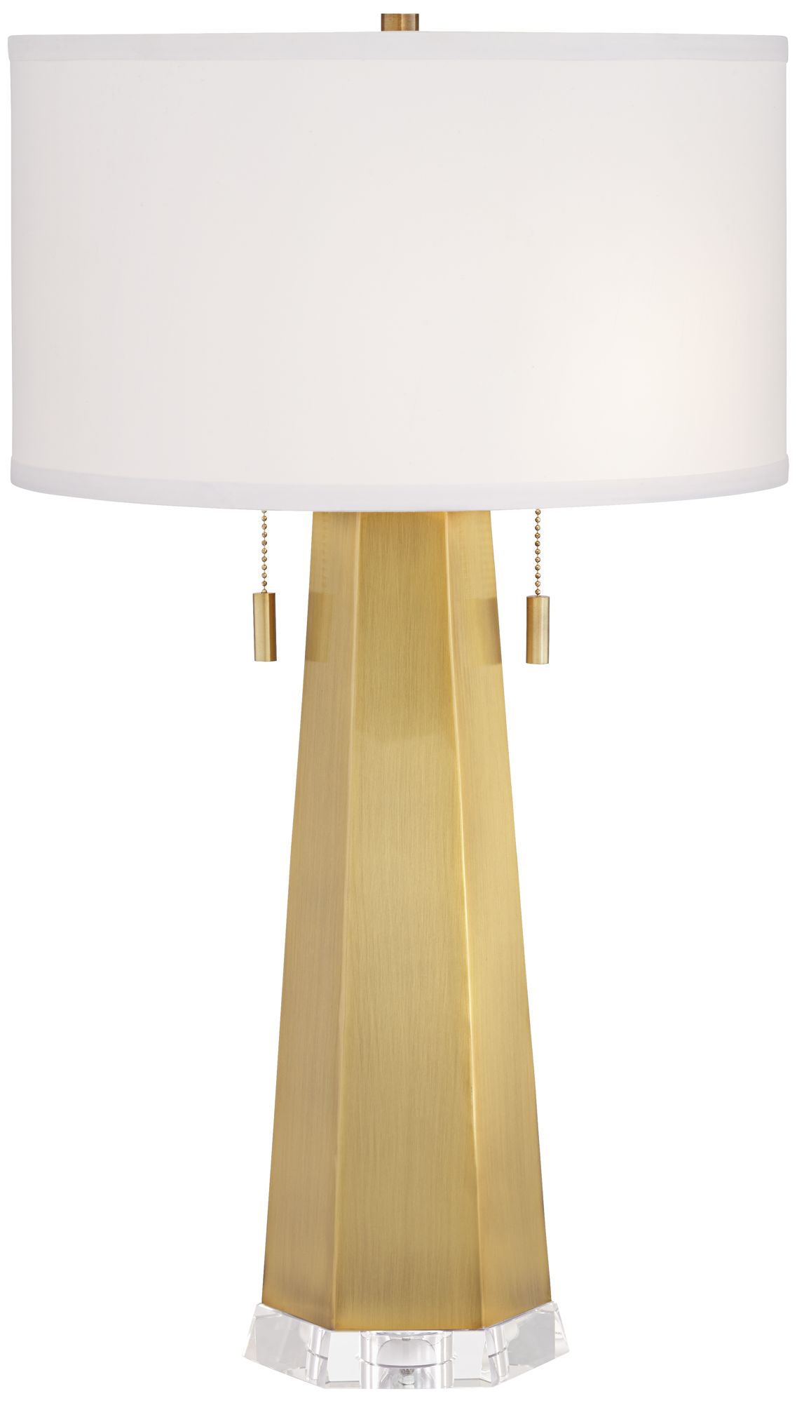 gold hexagon lamp