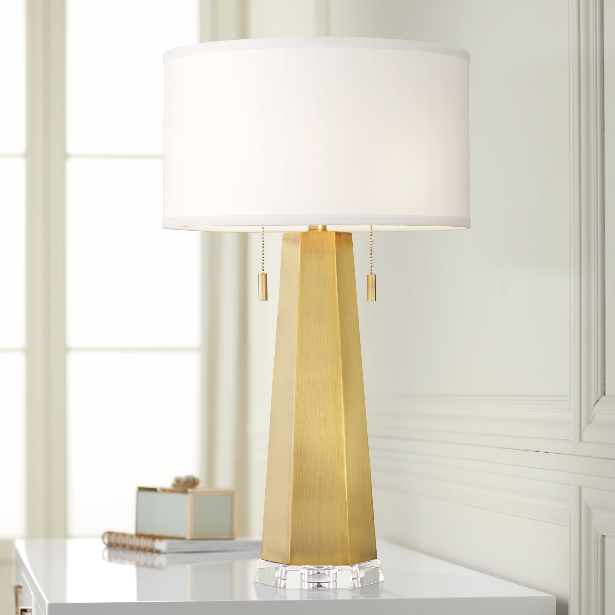 menu column led table lamp