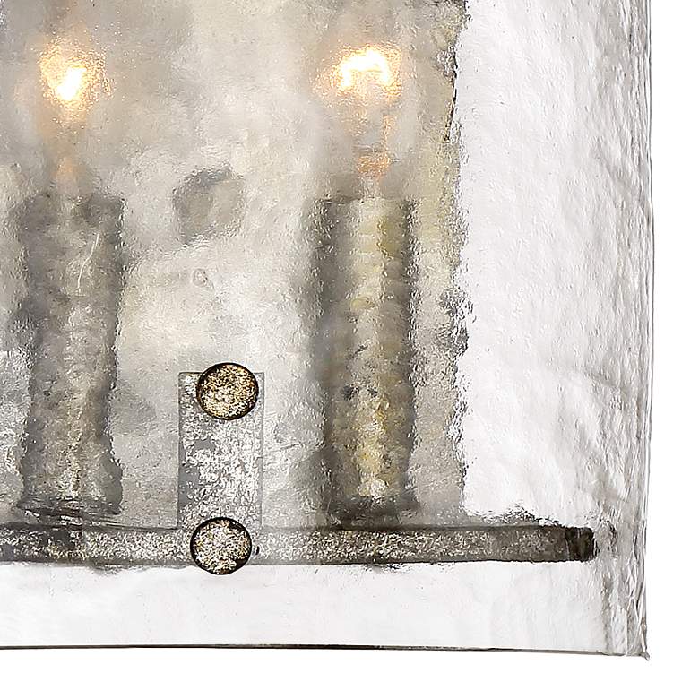 Image 4 Fortress Silver Wall Sconce more views