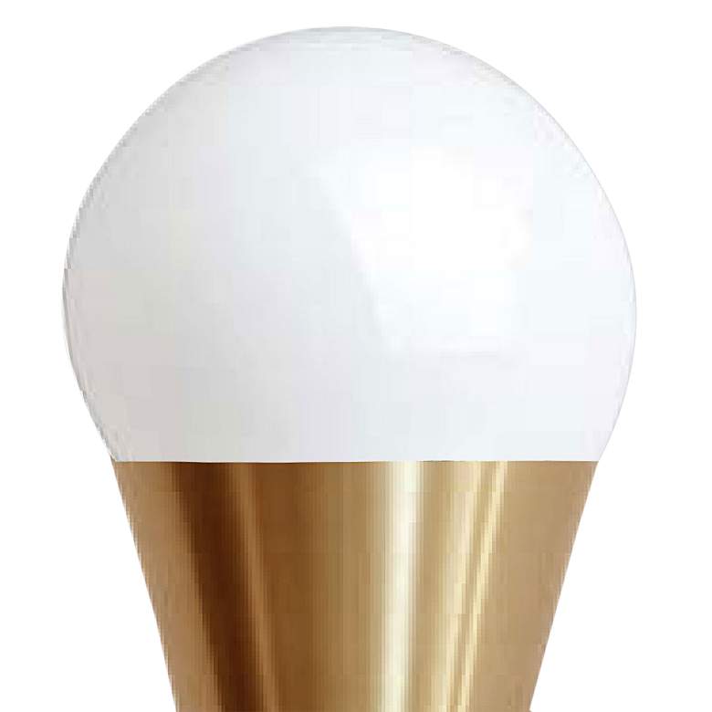 Image 2 Fortuna 7 1/4" High Aged Brass 2-Light Wall Sconce more views
