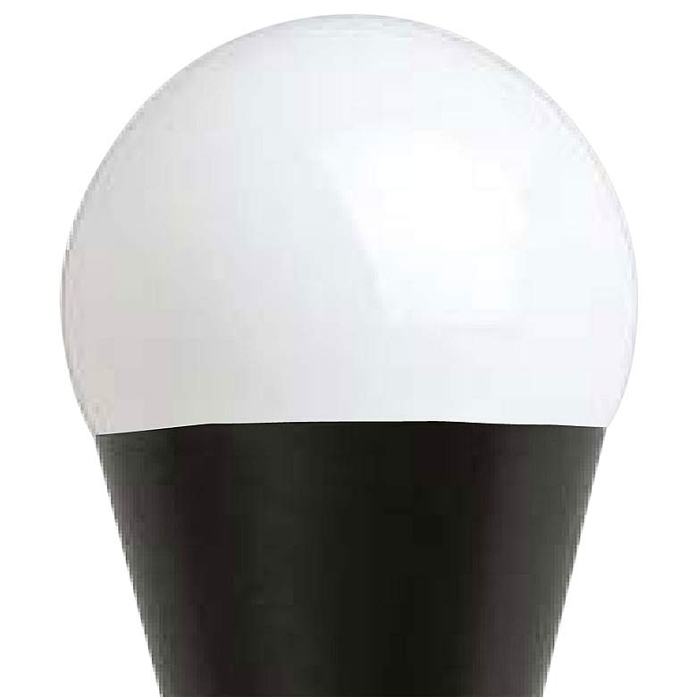 Image 3 Fortuna 7 1/4 inch High Matte Black 2-Light Wall Sconce more views