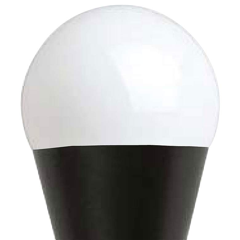 Image 3 Fortuna 7 1/4" High Matte Black 2-Light Wall Sconce more views