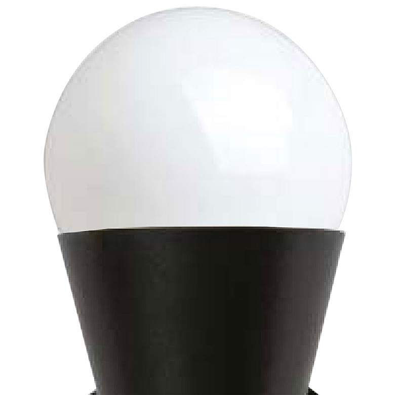 Image 3 Fortuna 7 1/4"H Matte Black and Brass 2-Light Wall Sconce more views