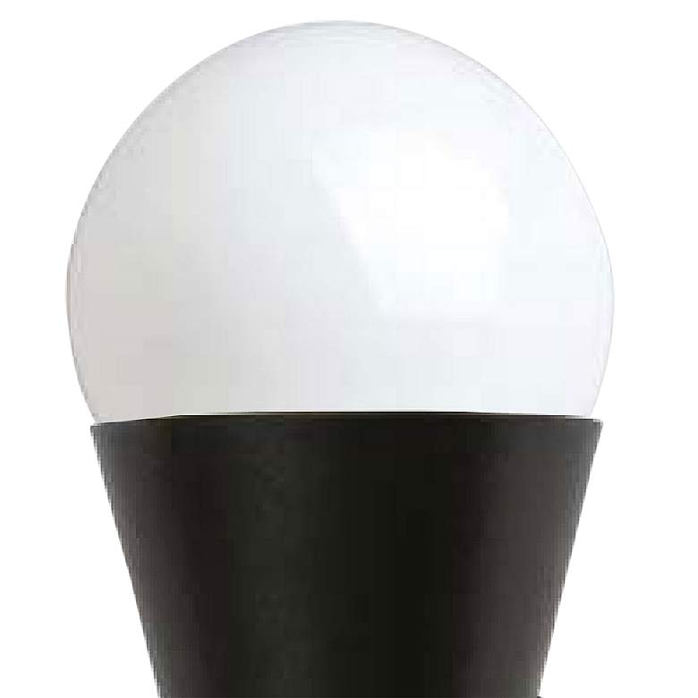 Image 3 Fortuna 7 1/4 inchH Matte Black and Chrome 2-Light Wall Sconce more views
