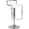 Fortuna Adjustable Height White Bar or Counter Stool