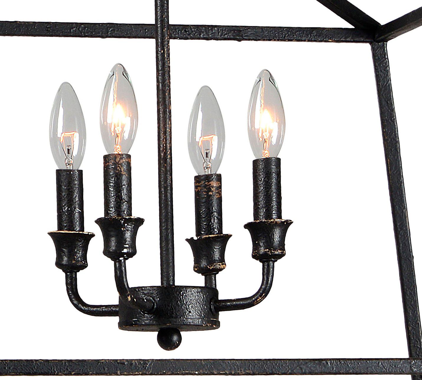 Image 2 Forty West Addie 41.5x17.75x22" Black Metal Bar Light more views