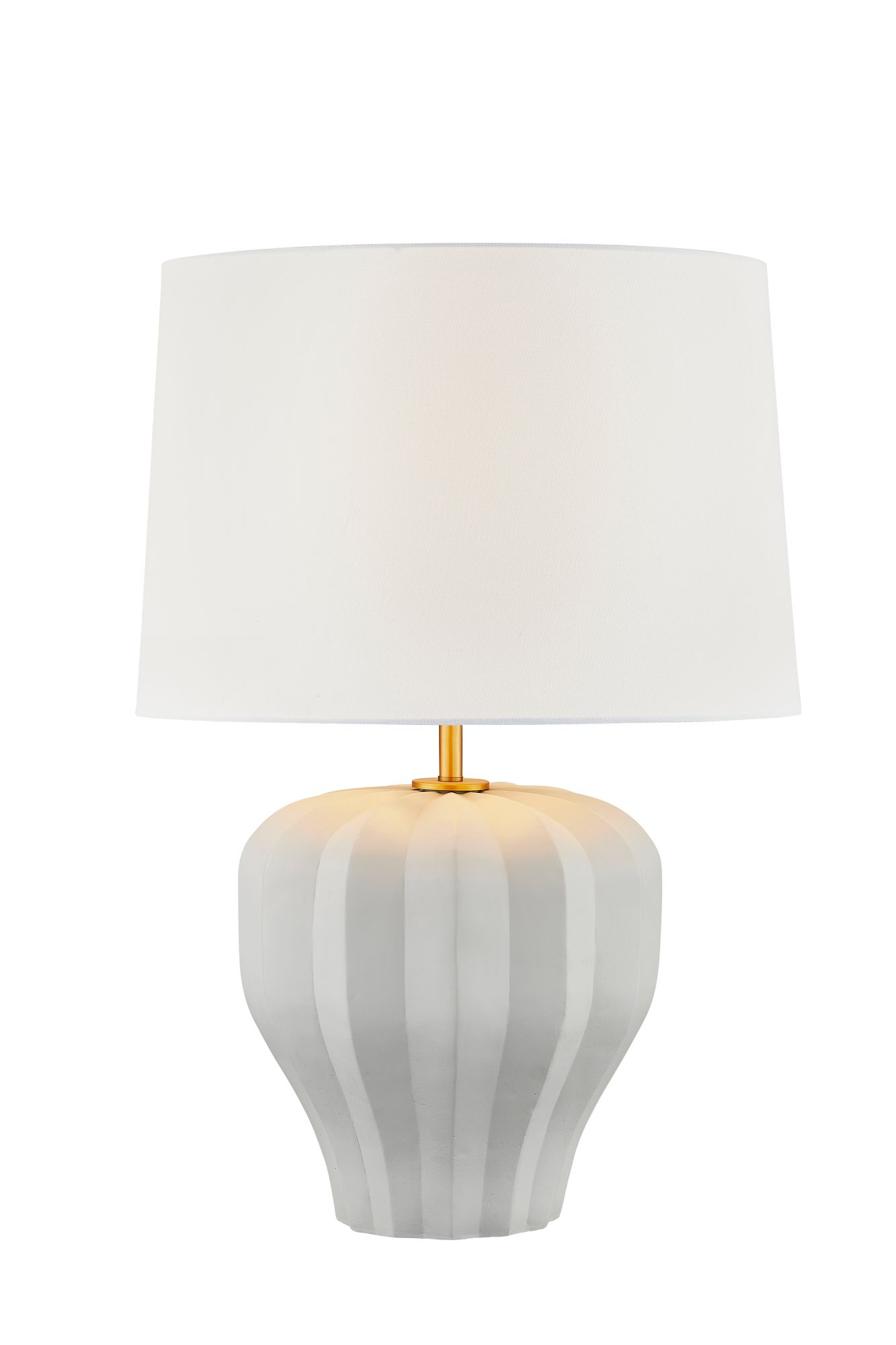 Image 3 Forty West Allison 30" Gray Concrete Table Lamp more views